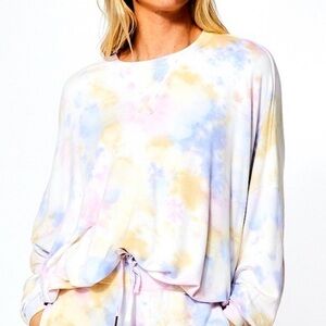 YOUNG fabulous & broke tie dye sweatshirts